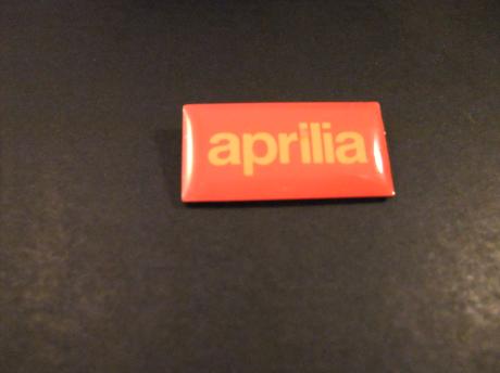 Aprilia USA motorcycle company logo, rood